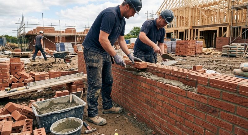 Our team working on Masonry Service projects in Brunswick, GA