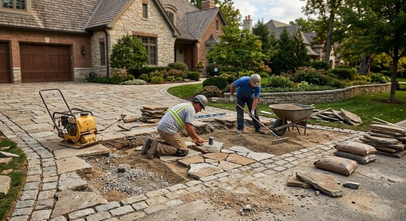 Brick Driveway Repair in Brunswick, GA