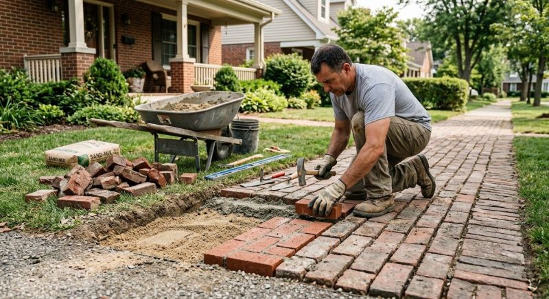 Brick Flatwork Repair in Jekyll Island, GA