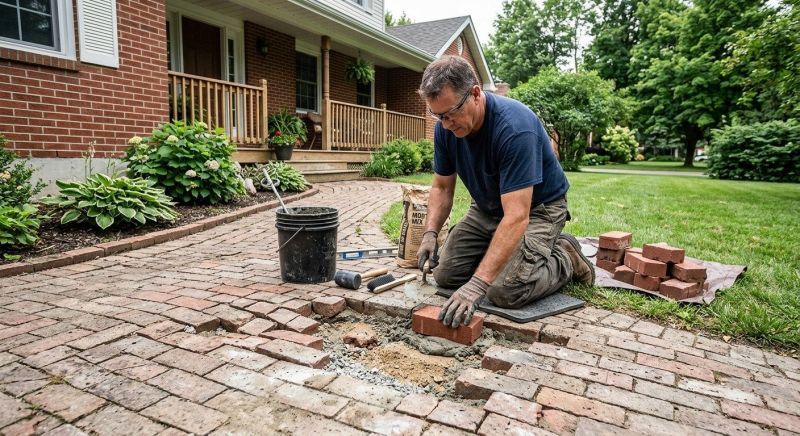 Brick Flatwork Repair in Brunswick, GA