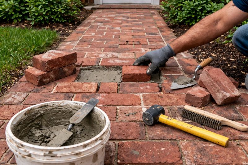 Brick Pathway Repair in Brunswick, GA