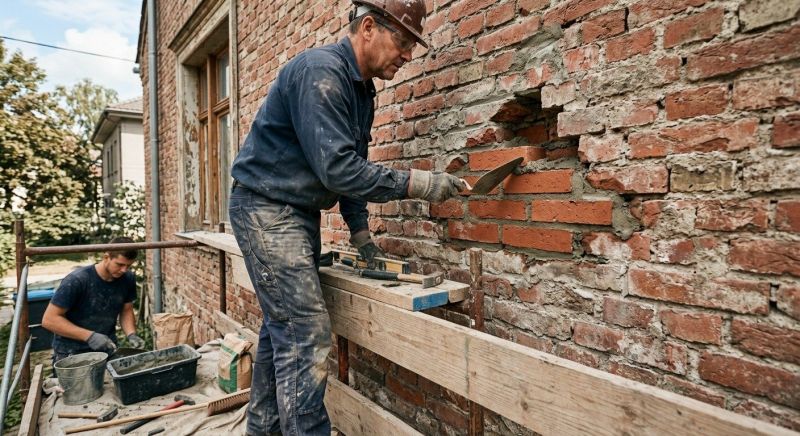 Brick Wall Repair in Darien, GA