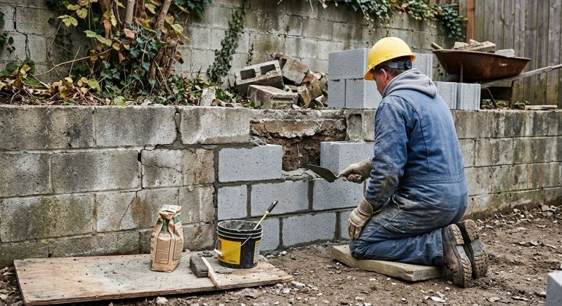 Concrete Block Repair in Jekyll Island, GA