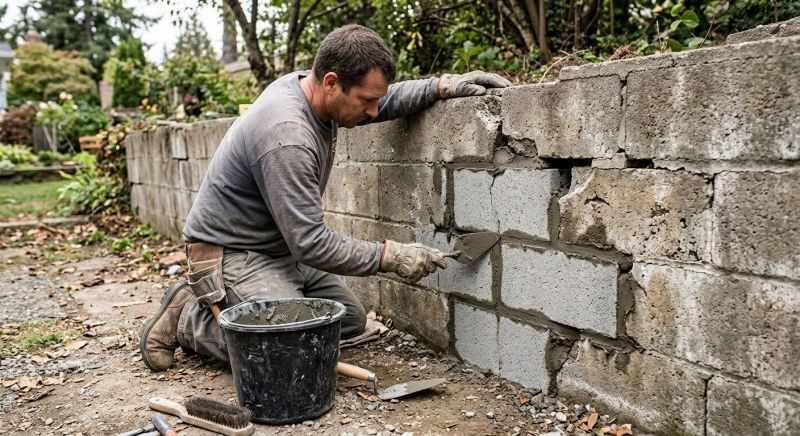 Masonry Wall Repair in Brunswick, GA