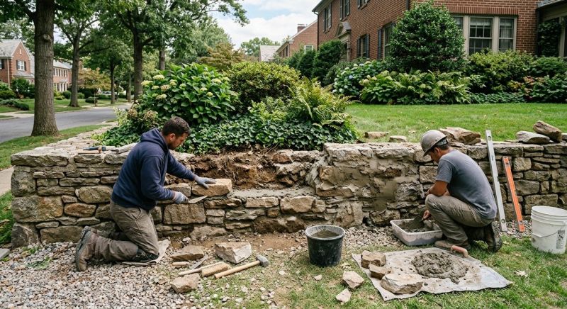 Retaining Wall Repair in Darien, GA