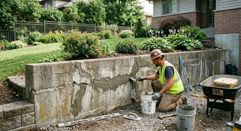Retaining Wall Repair in Glynn County, GA