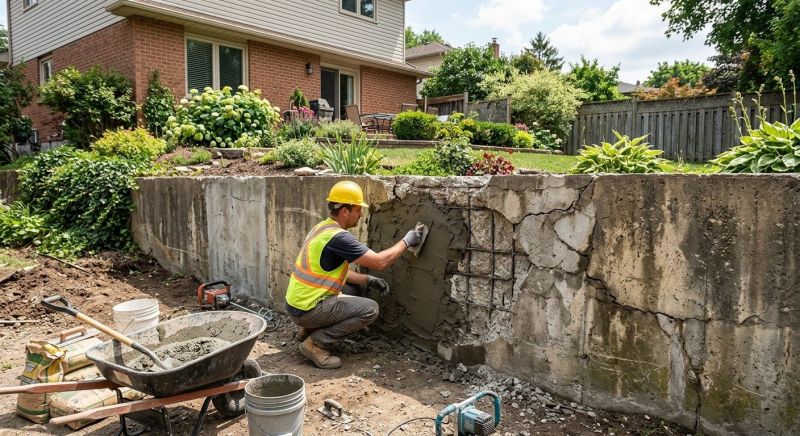 Retaining Wall Repair in Brunswick, GA
