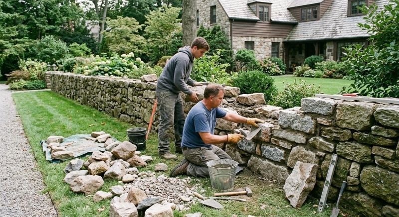 Rock Wall Repair in Brunswick, GA