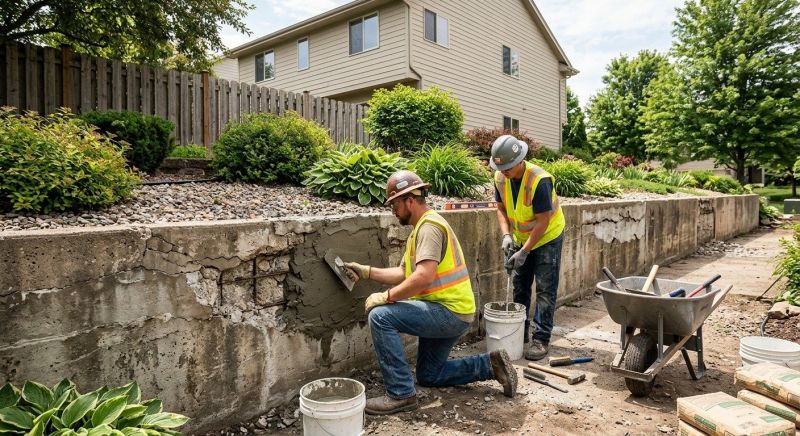 Rock Wall Repair in Brunswick, GA