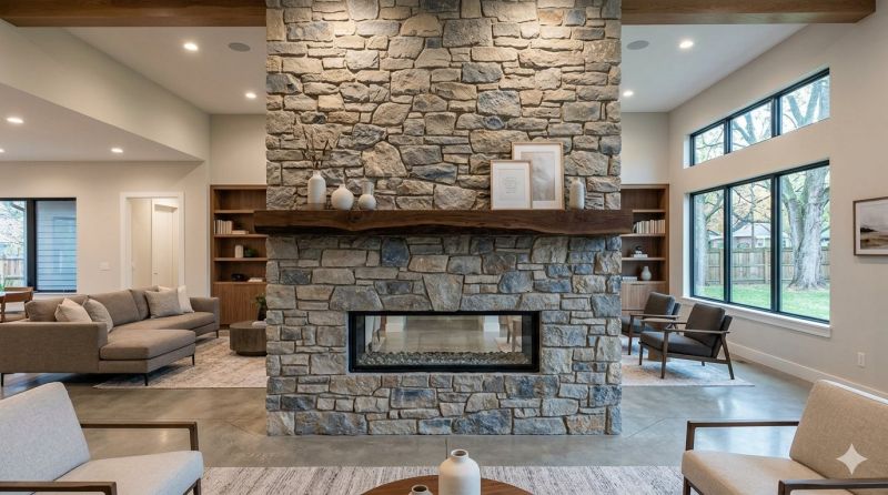 Stone Chimney Installation in Glynn County, GA