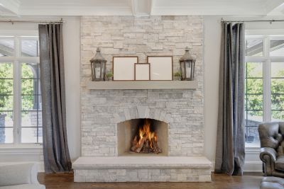 Stone Chimney Installation in Jekyll Island, GA