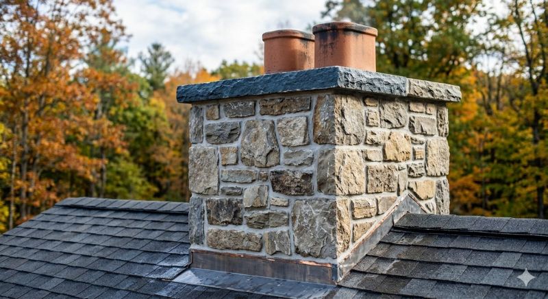 Stone Chimney Installation in Saint Simons Island, GA