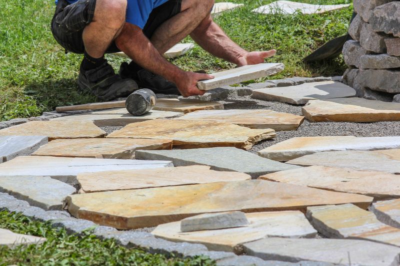 Stone Walkway Repair in Brunswick, GA