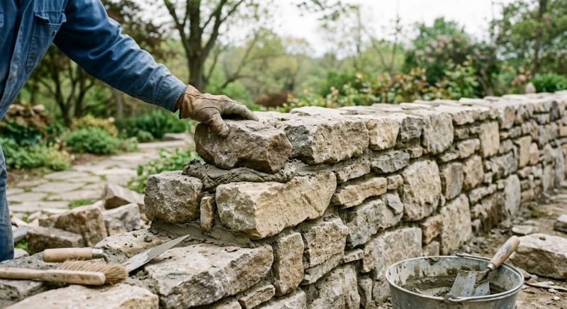 Stonework Installation in Woodbine, GA